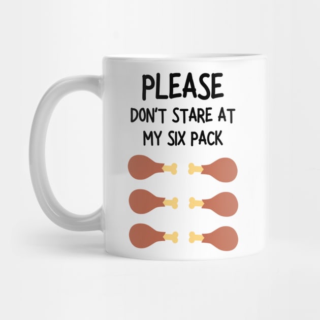 please don't stare at my six pack by mdr design